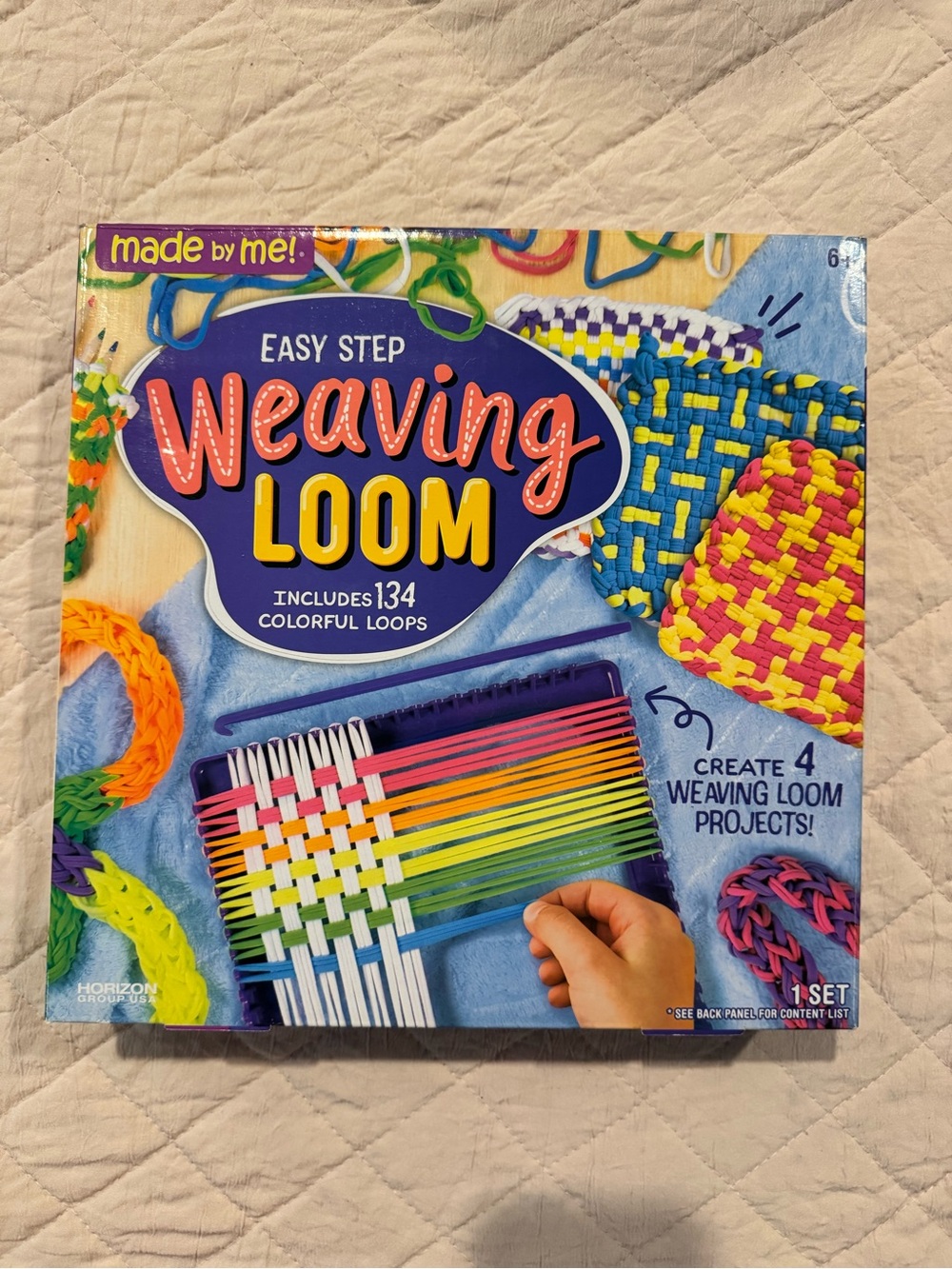 Easy Step Weaving Loom - 134 Multicolor Loops and 1 Loom